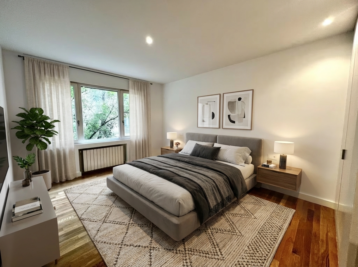 After - Renovated room